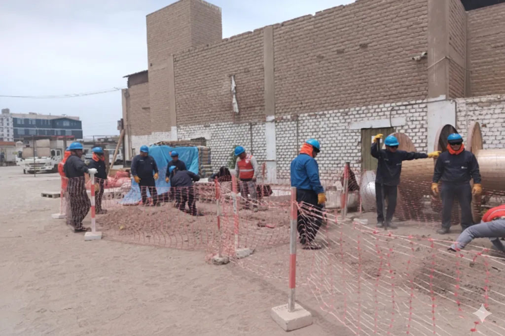 Apertura y cierre de zanjas